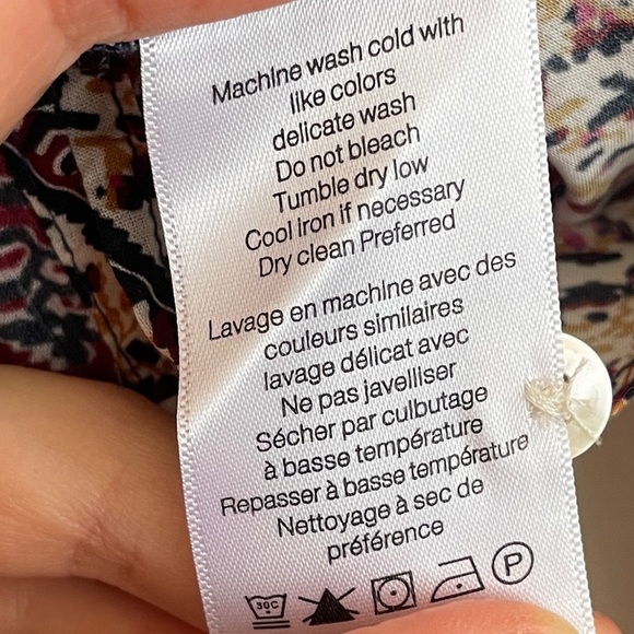 Veronica Beard Calisto Button Down Feminine Ruffle Collar Smocked Cuff Shirt XL - Picture 8 of 13